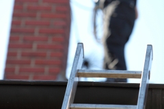 Chimney Sweep At Work